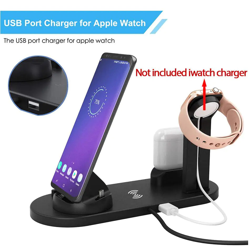 7 in 1 Wireless Charger with Stand