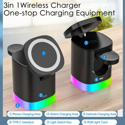 3-in-1 Magnetic Wireless Fast Charger